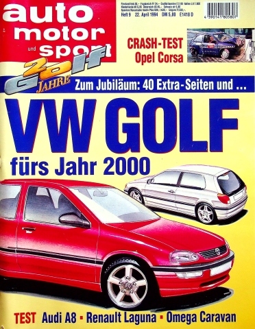 Deckblatt Auto Motor und Sport (09/1994)